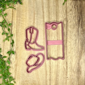 Western Stanley Tumbler Topper Cutter | 30oz | 40oz | H2.0 | BOHO | Embossing Polymer Clay Tool
