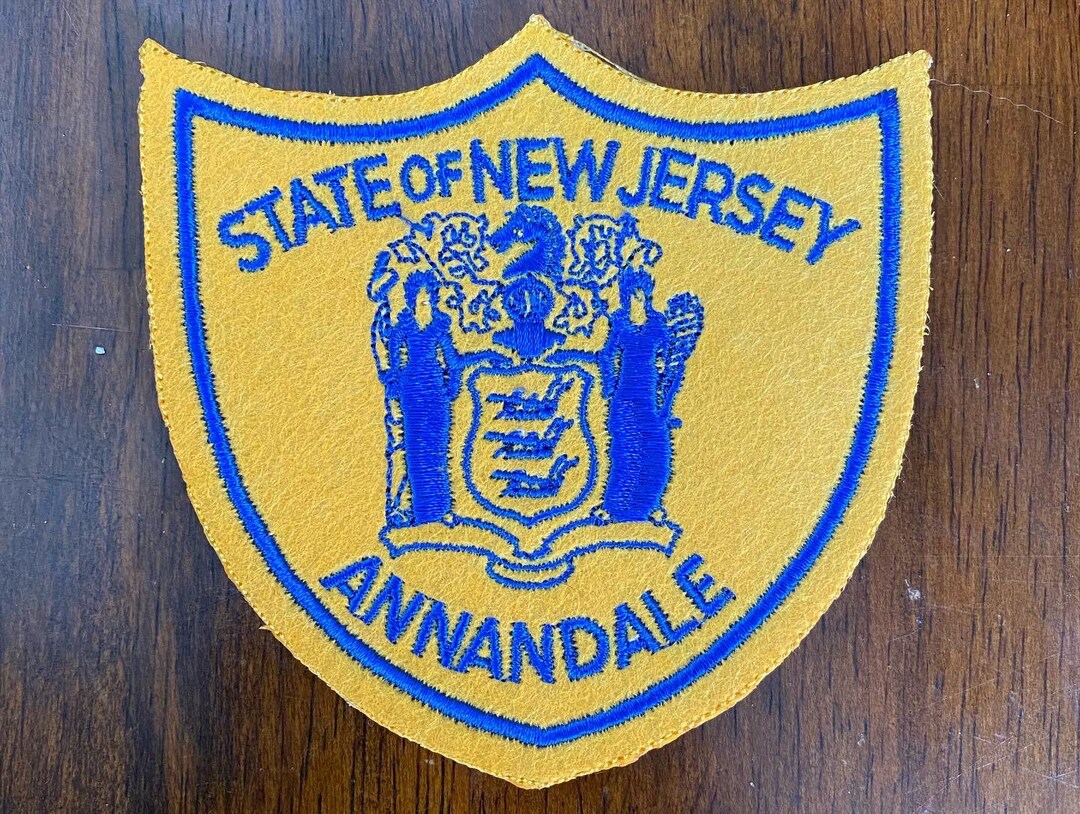 NJDOC Reproduction of Antique Shoulder Patch Worn in 1940s to 1970s