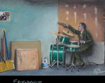 The Garage Scene - Friendship - Art Print - Fan Art