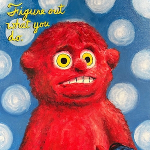 Finde heraus, was du tust!  Chunky Oil Print - I Think You Sollte Leave - ITYSL - Art Print - Fan Art