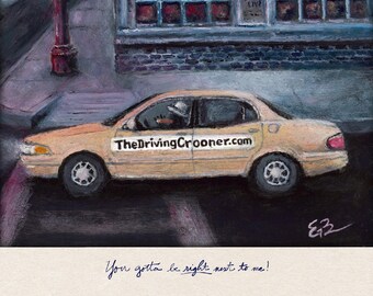 ALT - Driving Crooner - POLAROID VERSION - I Think You Should Leave - Art Print - Fan Art