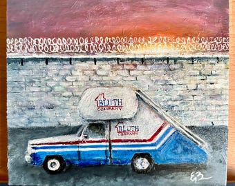ORIGINAL OIL PAINTING - Stair Car - Arrested Development - Fan Art