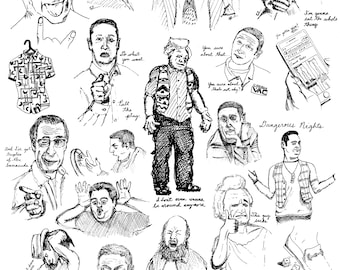 I Think You Should Leave Season 2 Art Print – Ink Sketches