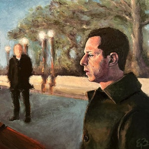 Colin and The Eldest Boy - Art print of original oil painting - Succession - Art Print - Wall Art - Fan Art