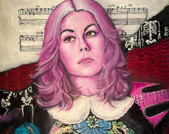 Phoebe Bridgers Portrait Art Print – "I Know the End" Oil Painting