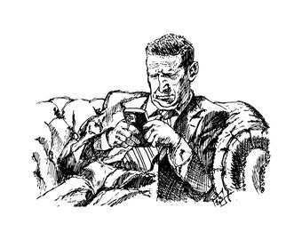I Think You Should Leave Art Print - Tim Robinson Hand Drawing Print