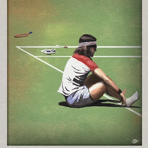 Richie Tenenbaum - The Royal Tenenbaums - Digital Art - Digital Illustration - Art Print - Portrait - Wall Art - Fan Art