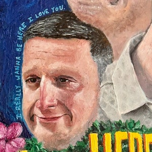 Just Here for the Zipline - Oil Paint Print - I Think You Should Leave