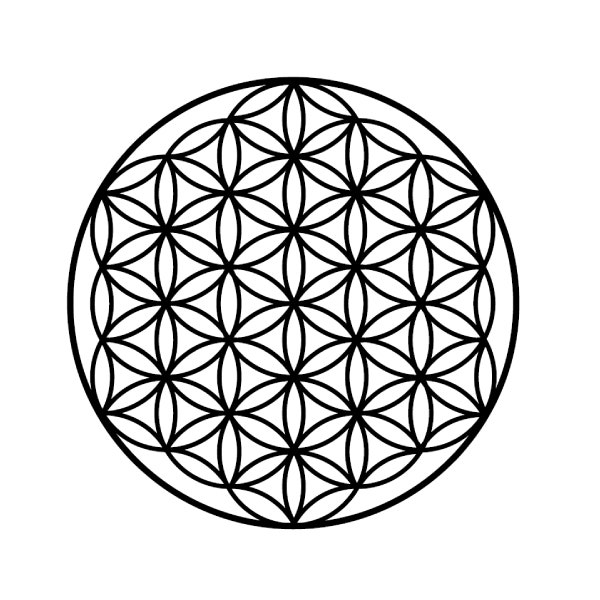 High Quality Printable The Flower Of Life Symbol, Sacred Geometry Symbol, Instant Digital Download