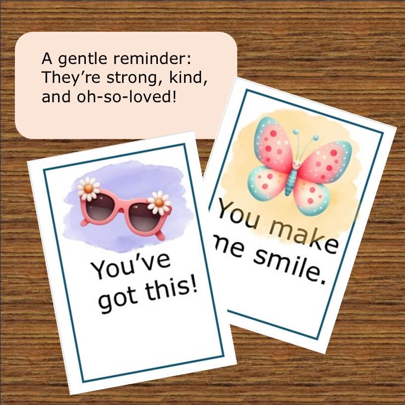 Summer Affirmation Cards for Kids – Printable Encouragement Notes ...