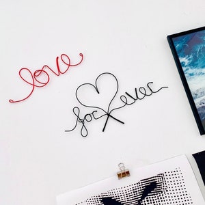 FOREVER & heart i love you Geschenk, Jahrestag Geschenk, Geschenk für ihn, ich liebe Dich, Geschenk für Sie, individuelles Geschenk