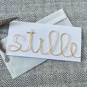 SILENT Christ Child Christmas Card Christmas Christmas Wire Card Greeting Card Gift Postcard Greeting Card Lettering Wall Decoration