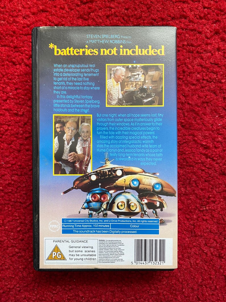 Batteries Not Included VHS Video Tape 1987 / Vintage VHS Etsy