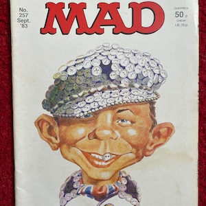 Mad Magazine (UK Edition) Comic Book - September 1983 (No. 257) / Retro Magazine / Comedy / Humour Gift / Comic Book Gift / Free UK Delivery