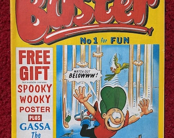 Buster Comic Book - 14th September 1991 / Buster Comic Book / Comic Book Gift / Free Delivery / Free UK Delivery