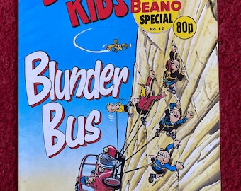 The Bash Street Kids: Blunder Bus, A Beano Special Comic Book - 1989 (No. 12) / Beano Book / Comic Book Gift / Free Delivery