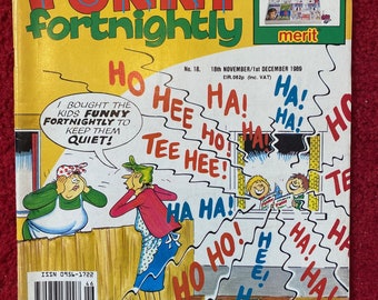 Funny Fortnightly Comic Book - 18 Nov-1 December 1989 (No. 18) / Comic Book / Comic Book Gift / Collectibles / Free Delivery