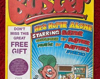 Buster Comic Book - 18th April 1992 / Buster Comic Book / Comic Book Gift / Free Delivery / Free UK Delivery