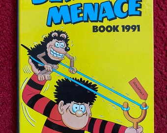Dennis the Menace Annual (1991) - Oprawa twarda / Dennis the Menace / Beano Comic / Komiks / Prezent w postaci komiksu / Darmowa dostawa w Wielkiej Brytanii