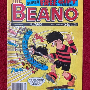 The Beano Comic Book Special - 16 June, 1990 (No. 2500) / Dennis the Menace / Beano Comic / Comic Book Gift / Free Delivery