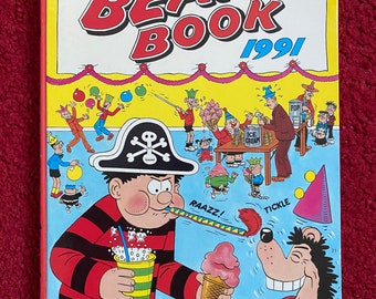 The Beano Book Annual (1991) - Hardcover / Dennis the Menace / Beano Comic / Comic Book / Comic Book Gift / Free UK Delivery