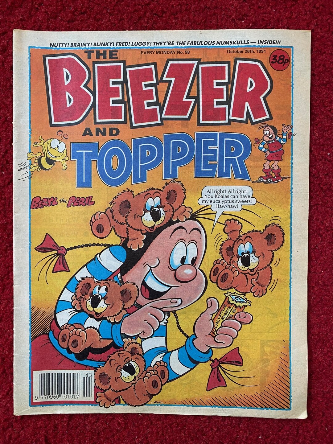 The Beezer and Topper Comic Book - 26 October 1991 (no. 58) / Comic ...