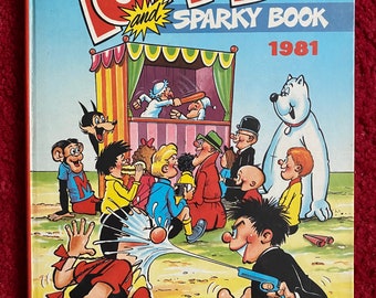 The Topper & Sparky Book Annual (1981) - Hardcover / Topper Comic / Tricky Dicky / Comic Book Gift / Free Delivery / Free UK Delivery