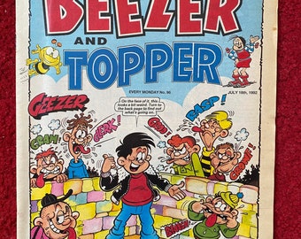 The Beezer and Topper Comic Book - 18 July 1992 (No. 96) / Comic Book / Comic Book Gift / Collectibles / Free Delivery / Free UK Delivery