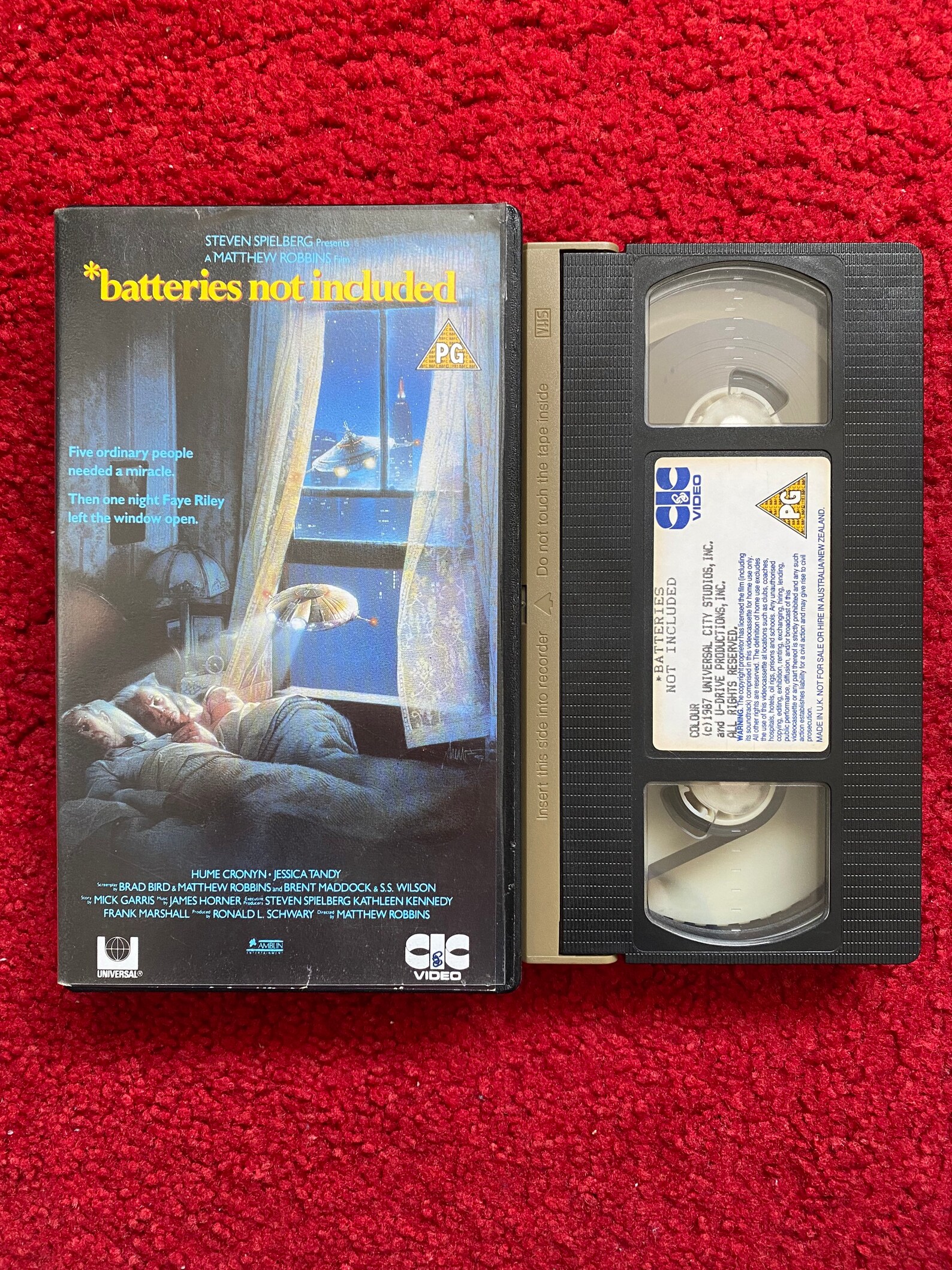 Batteries Not Included VHS Video Tape 1987 / Vintage VHS Etsy