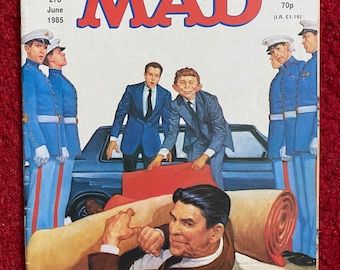 Mad Magazine (UK Edition) Comic Book - June 1985 (No. 278) / Retro Magazine / Comedy / Humour Gift / Comic Book Gift / Free UK Delivery