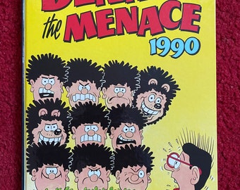 Dennis the Menace Annual (1990) - Hardcover / Dennis the Menace / Beano Comic / Comic Book / Comic Book Gift / Free UK Delivery