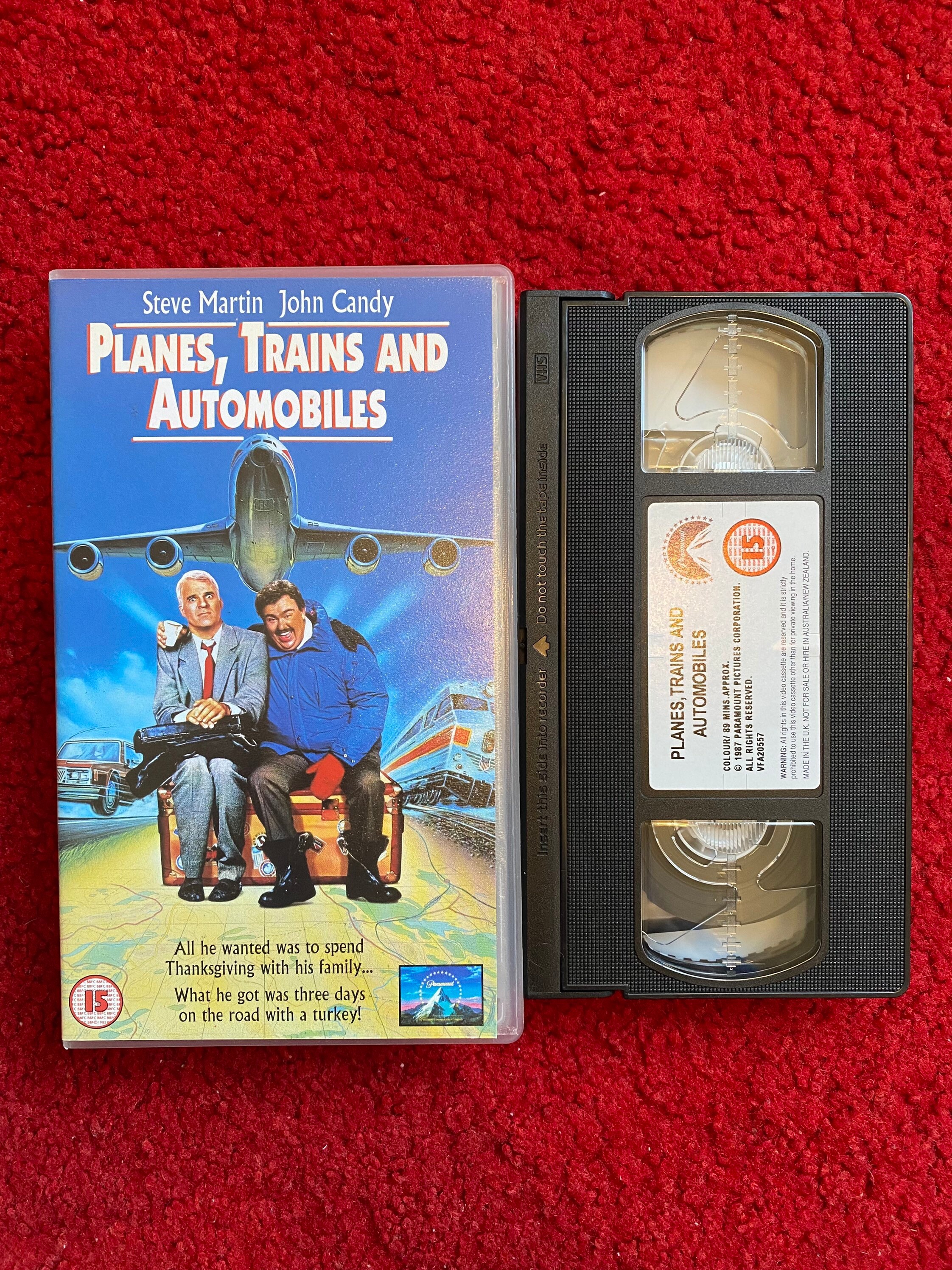Planes trains and automobiles vhs video tape 1987 vintage etsy
