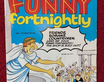 Funny Fortnightly Comic Book - 27 Jan-9 February 1990 (No. 23) / Comic Book / Comic Book Gift / Collectibles / Free Delivery