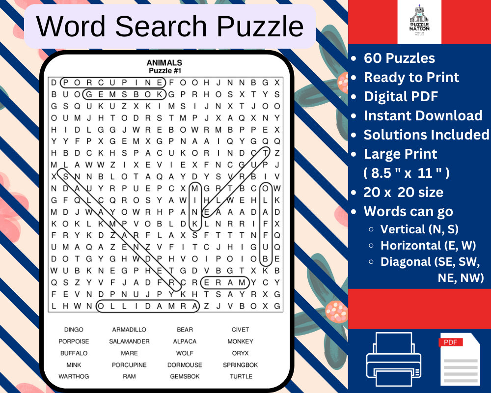 Hard Word Search Puzzle Printable Word Search Maker