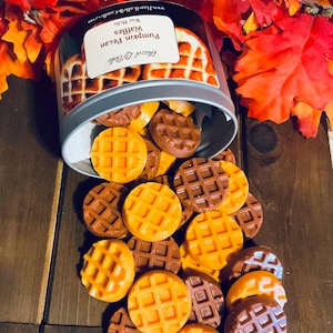 Pumpkin Pecan Waffles Wax Melts (8oz) 30 waxmelts, herfstwafels, handgemaakt