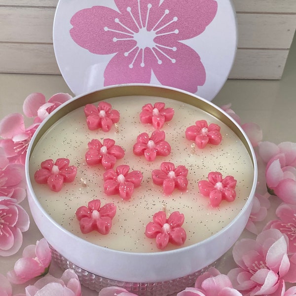 Japanese Cherry Blossom Candle or  Gift Bundle