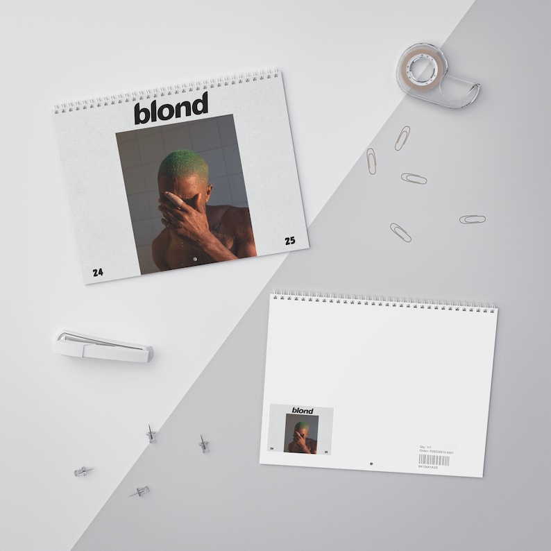 Frank Ocean Blond Calendar (2024) Etsy