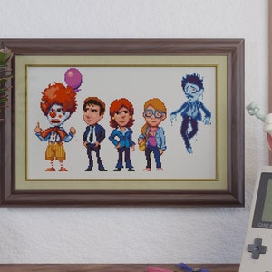 Thimbleweed Park Full Cast - Cross Stitch Pattern - Original Design, Instant PDF Digital Download