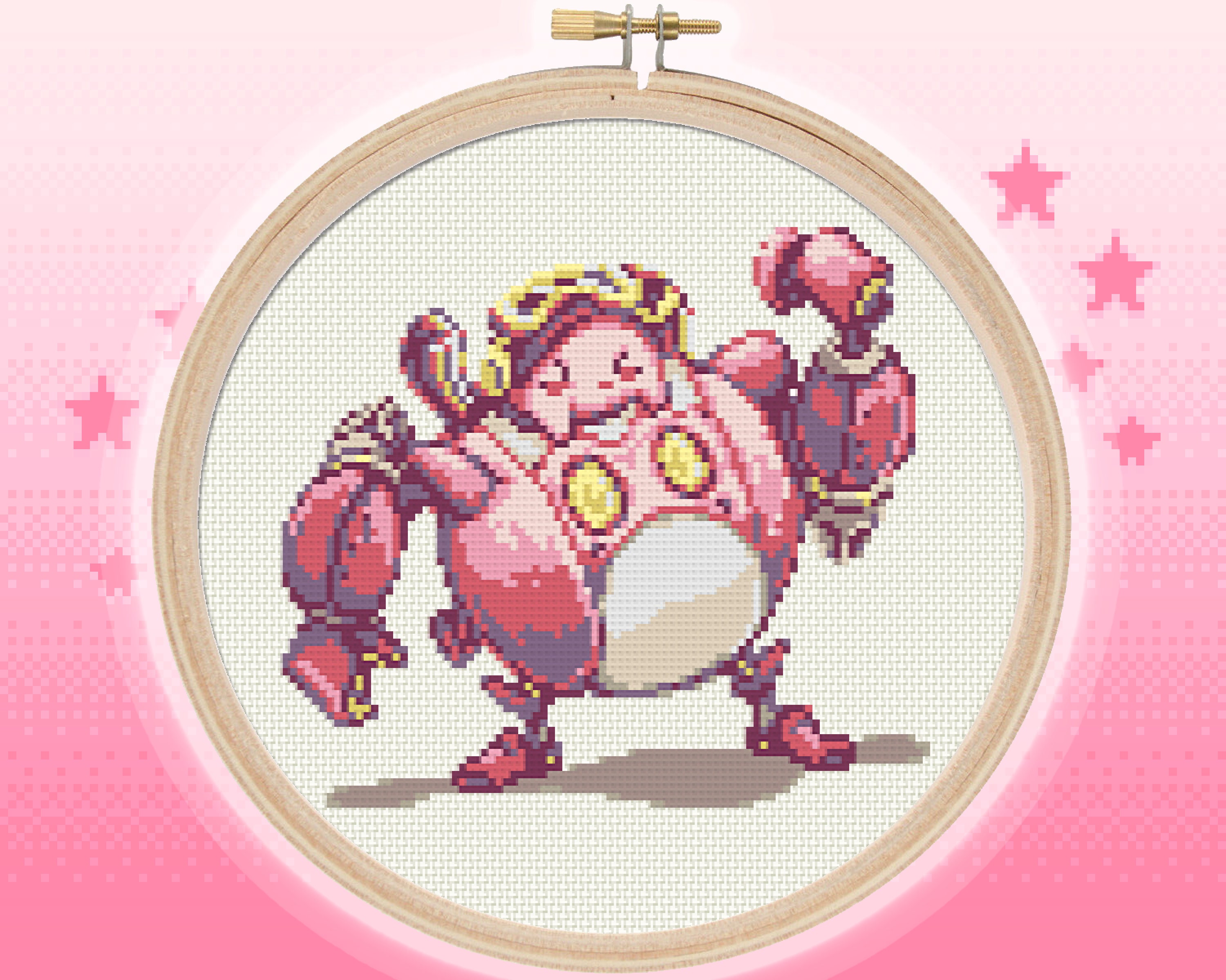 Kirby: Planet Robobot Armor Cross Stitch Pattern Original - Etsy