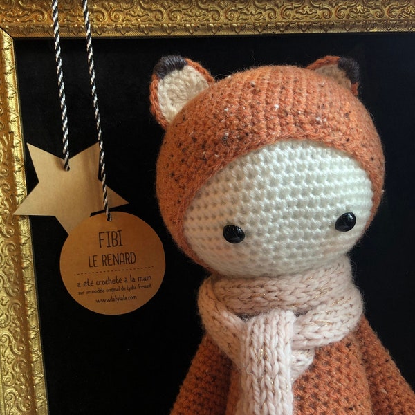 Lalylala crochet doll FIBI THE FOX