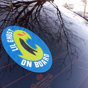 Danny Phantom Lil Ghost on Board Baby on Board Window Decal Bumper Sticker