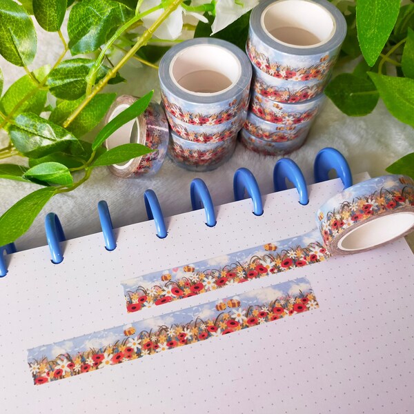 Washi-tape prairie