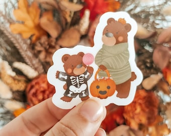 Halloween Bear Stickers