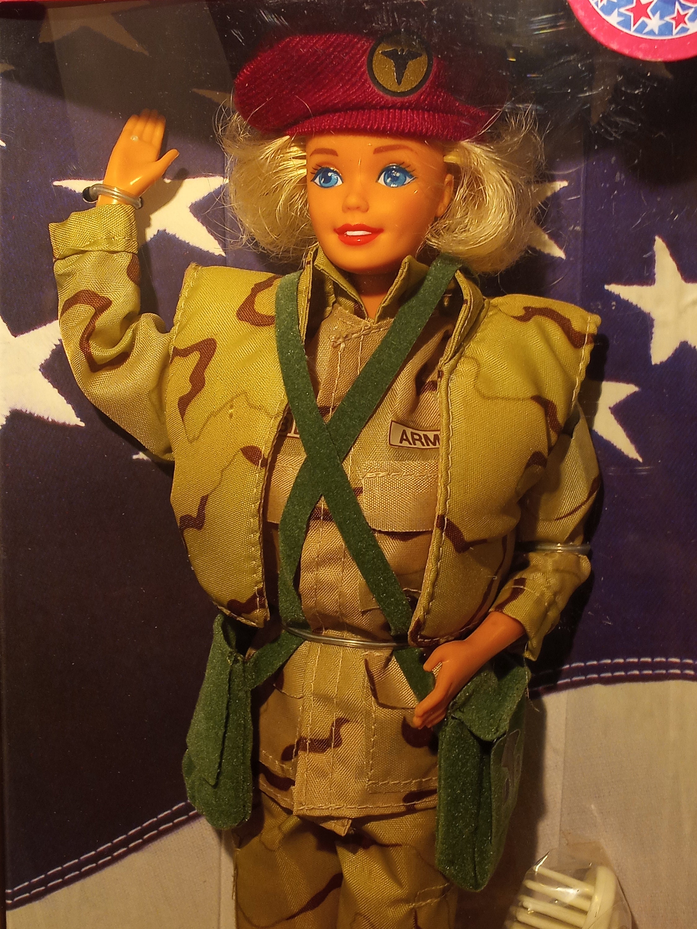 Vintage 1992 Army Stars 'n Stripes Doll Special Edition Barbie