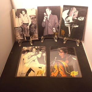 Vintage 1993 Jumbo Elvis cards &quot; Elvis&#39; first&quot;