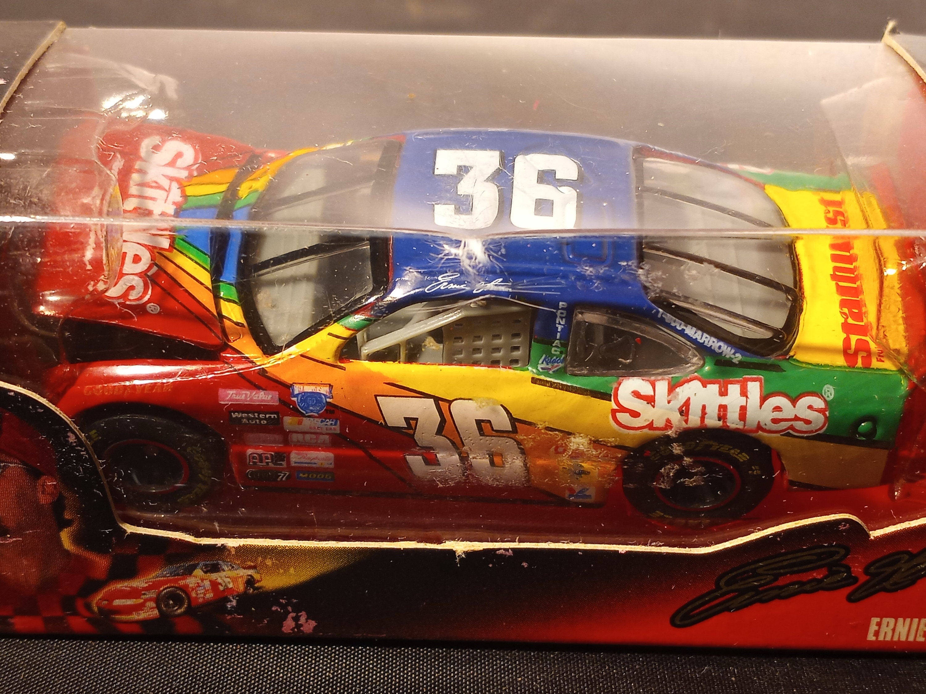Vintage 1998 Racing Champions Skittles Ernie Irvan #36 1:64 Scale
