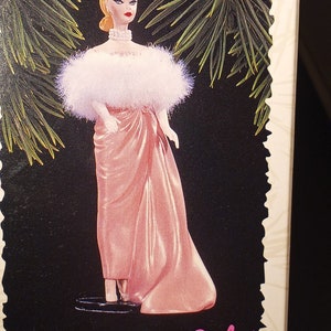 Vintage 1996 Hallmark Keepsake Ornament Barbie Featuring The Enchanted Evening