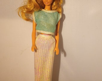 Poupée BARBIE vintage 1966 MATTEL Made in the Philippines Twist-N-Turn Genoux Bend