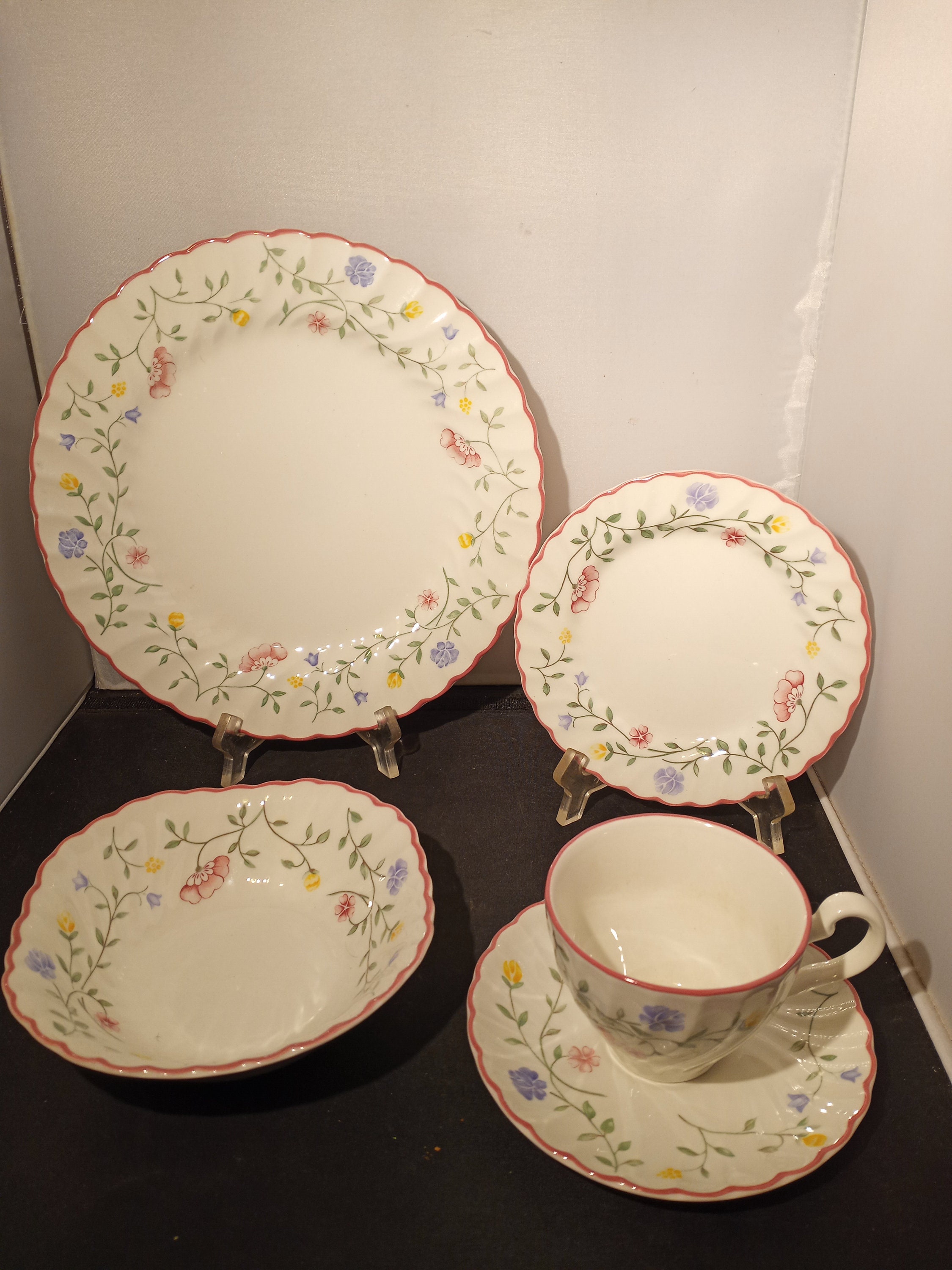 Vintage Summer Chintz made in England Earthenware by Johnson Brothers Etsy