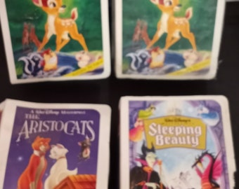 Vintage McDonalds 1995 and 1996 Walt Disney Masterpiece Collection Happy Meal Toys